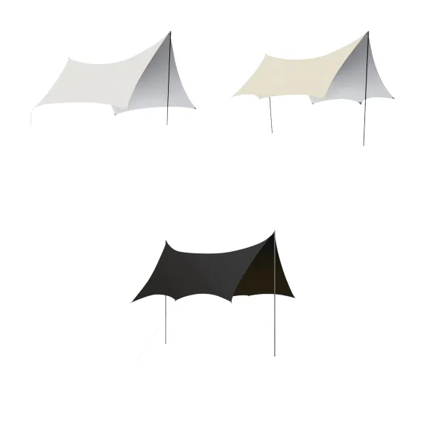 Butterfly-Shaped Waterproof Camping Canopy Tarp Set
