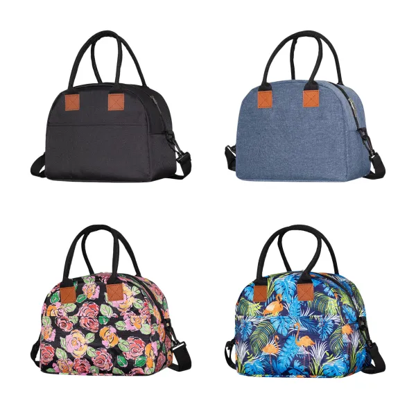 Front-Pocket Convertible Oxford Insulated Cooler Tote Bag
