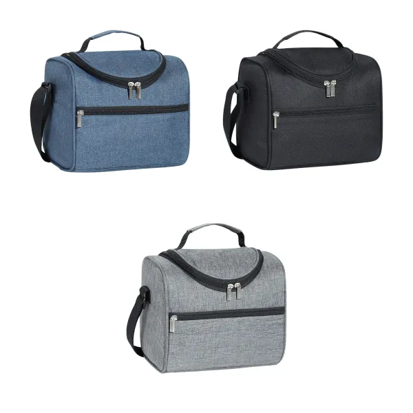 Mesh-Pocket 600D Oxford PEVA Insulated Cooler Bag