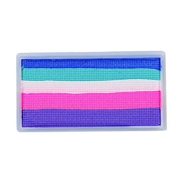 Brush-Free Rainbow Strip Face Paint Palette For Kids