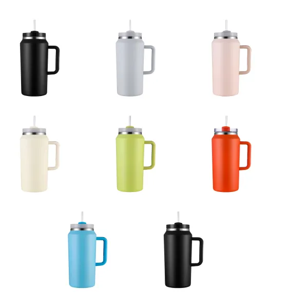 Vacuum-Insulated High Capacity Mug With Handle