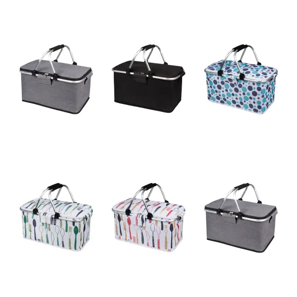 Upright-Bottle Reusable Grocery Insulated Cooler Bag