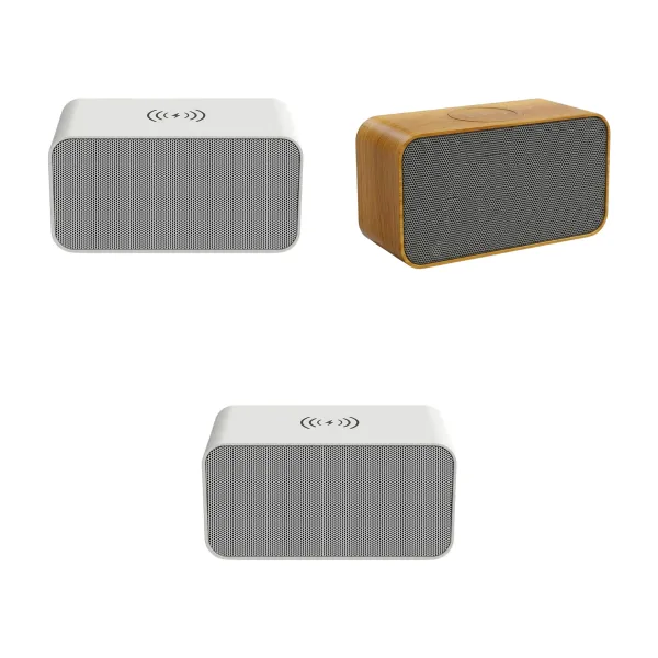 Dual-Driver Speaker Wireless Charging Dock Desk Audio