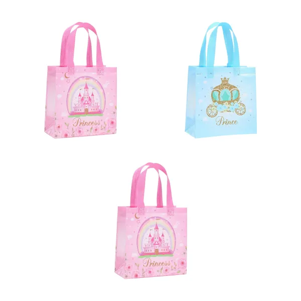 Birthday-Favor Princess Cartoon Non Woven Tote Bag
