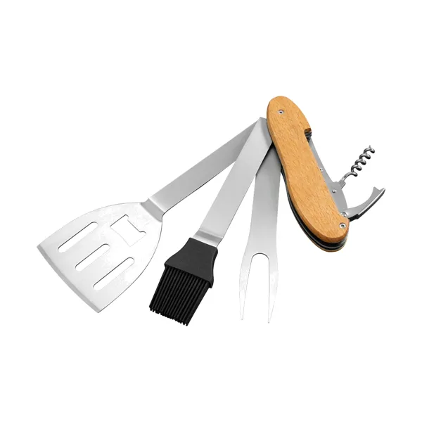 Multi-Function Stainless Steel Grilling Tool Kit