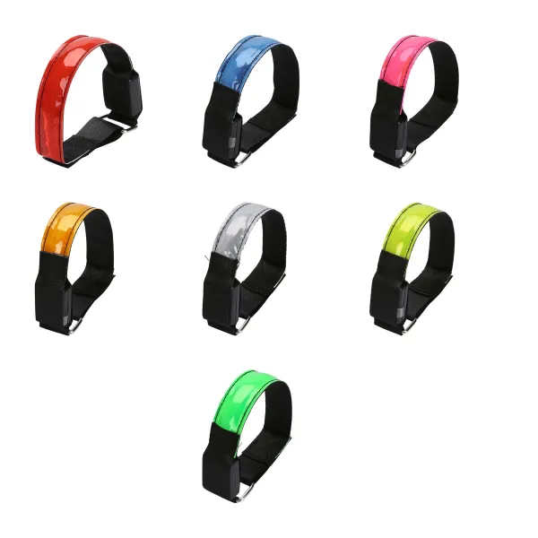 Adjustable LED Reflective Safety Armband Running Gear