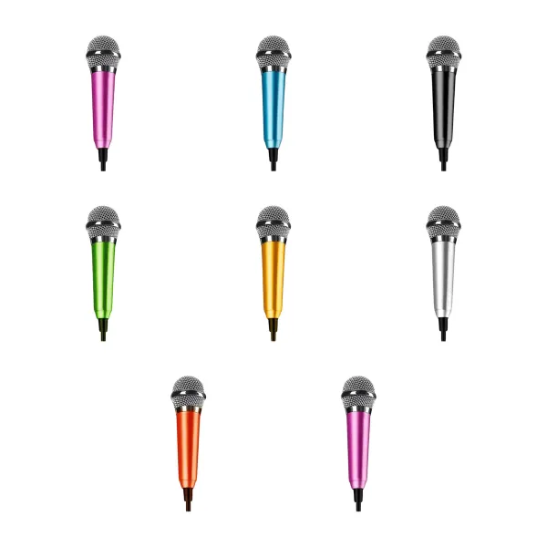 Pocket-Size Aluminum Mini Recording Microphone Mic