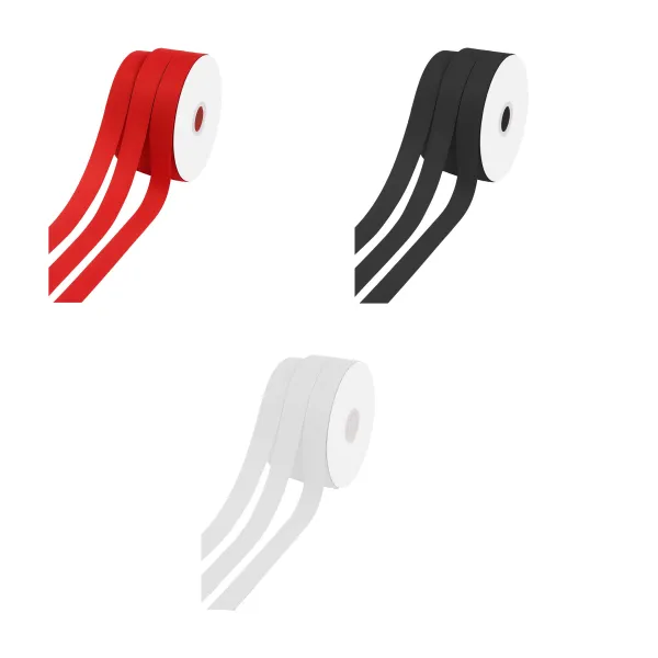 Multi-Width Patterned Polyester Decorative Ribbon Trim