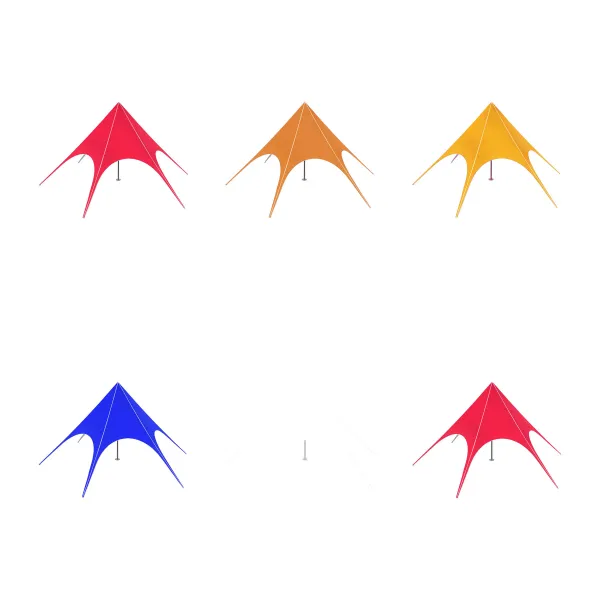 Star-Shape Pop Up Sunshade Event Canopy Tent