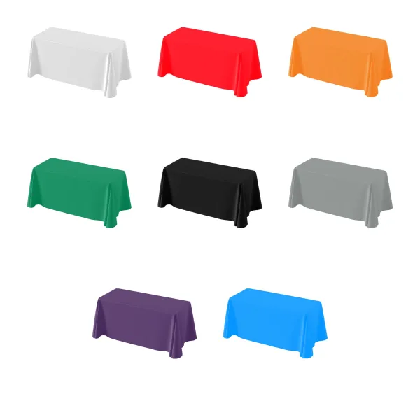Wrinkle-Resistant Polyester Event Table Throw Drape