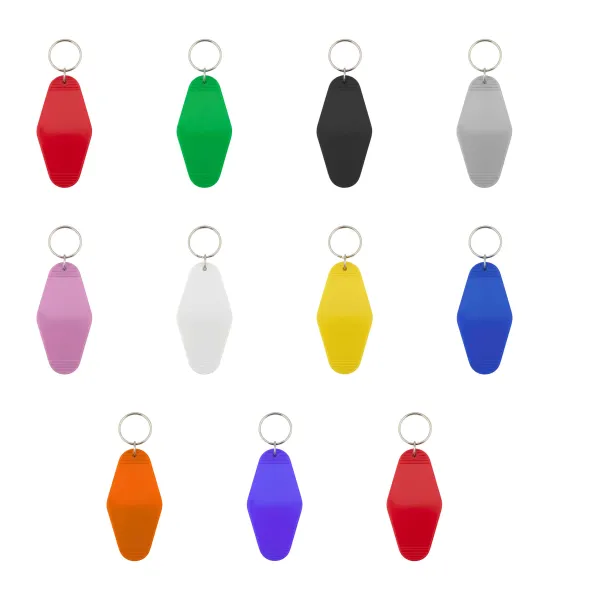 Nostalgic Retro Motel Style Plastic Key Fob