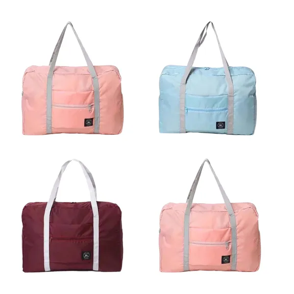 Flat-Pack Foldable Oxford Travel Organizer Pouch