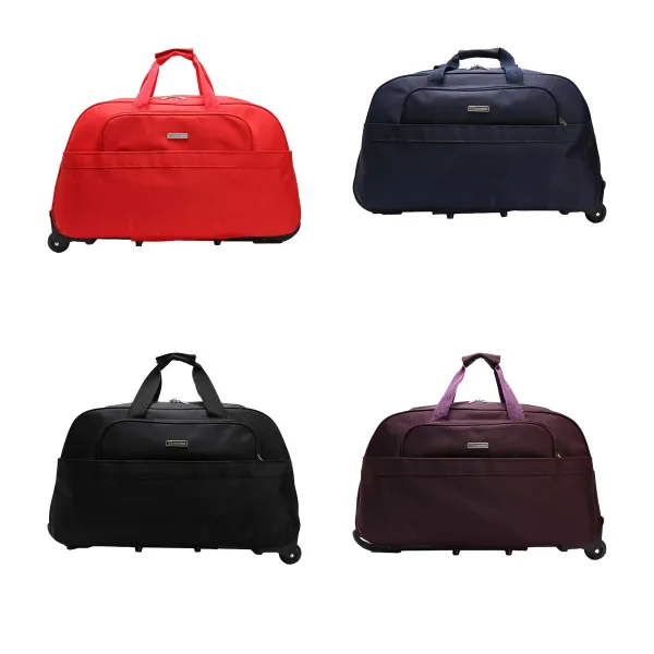 Spinner-Wheel Rolling Oxford Travel Trolley Suitcase