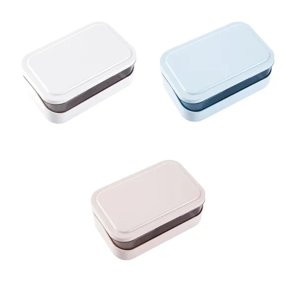 Snap-Shut Flip Lid Travel Soap Dish Case