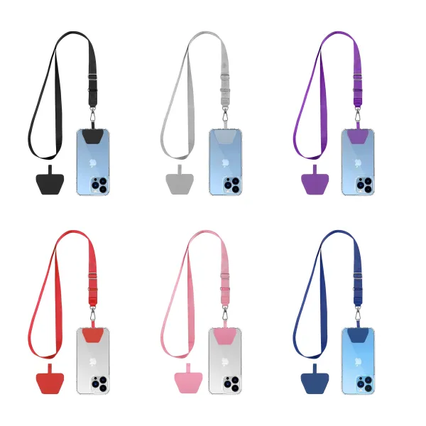 Buckle-Secure Adjustable Crossbody Phone Lanyard Strap