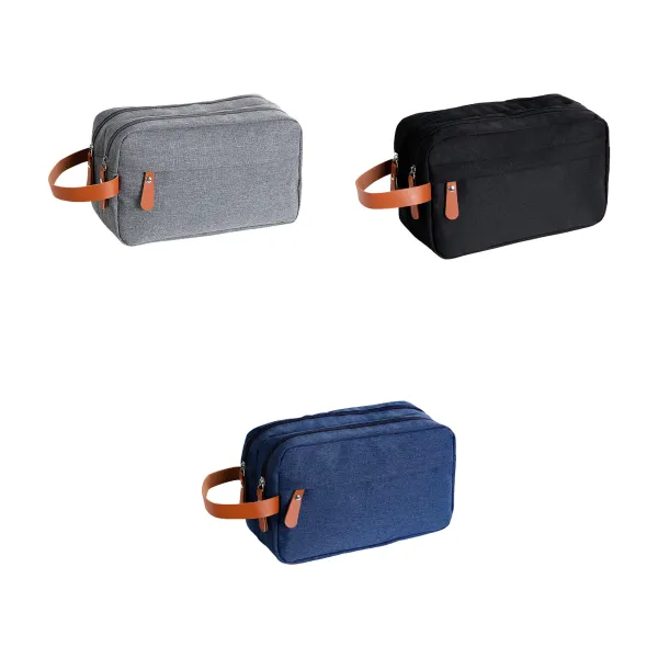 Two-Layer Oxford Double Layer Dopp Kit Bag