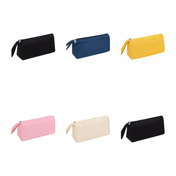Zippered Oxford Pencil Pouch Stationery Case Bag