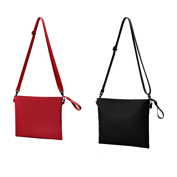 Adjustable-Strap Waterproof Oxford Sling Crossbody Bag