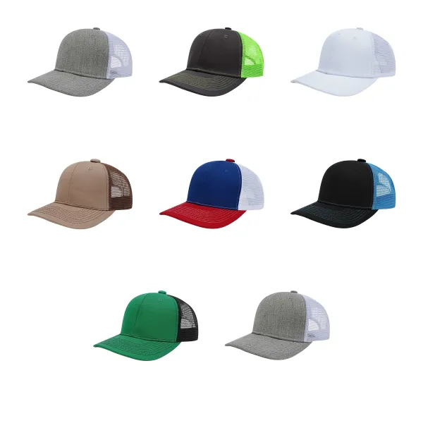 Mesh-Back Moisture Wicking Trucker Hat Cap