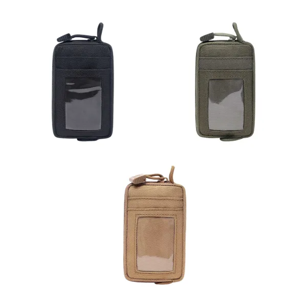 Water-Shedding Waterproof Oxford Mini Tactical Wallet
