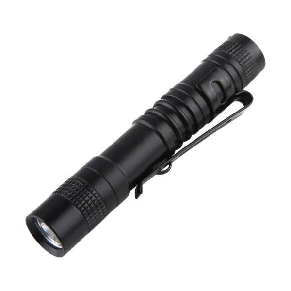 Pen-Profile Machined Aluminum LED Flashlight Pen Light