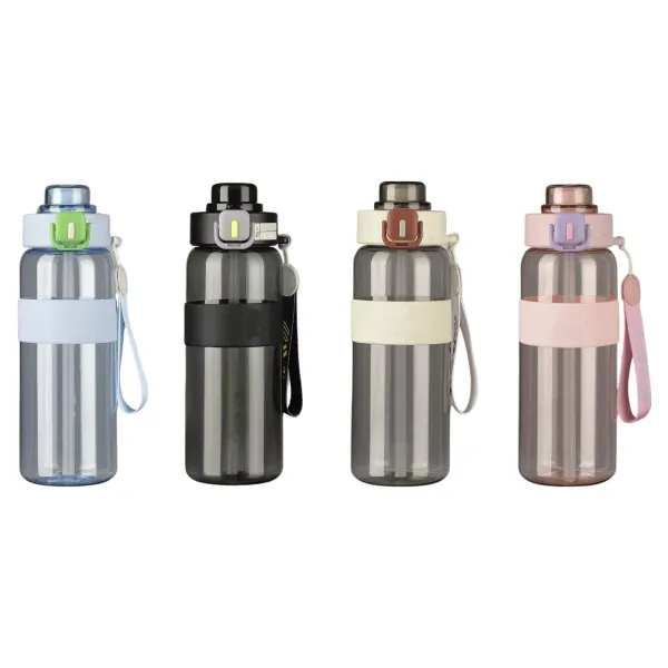 One-Click Leak-Proof Straw Sports Bottle