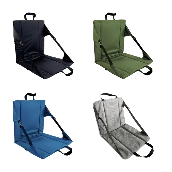 Back-Support Folding Camping Backrest Seat Chair