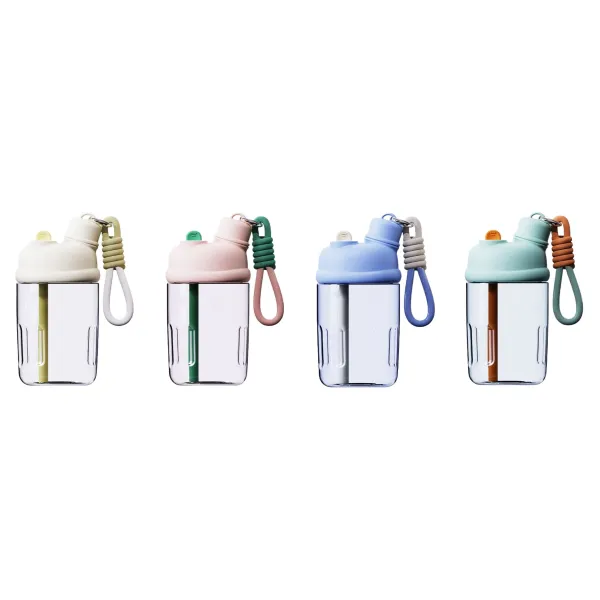 Dual-Opening Reusable Straw Cup