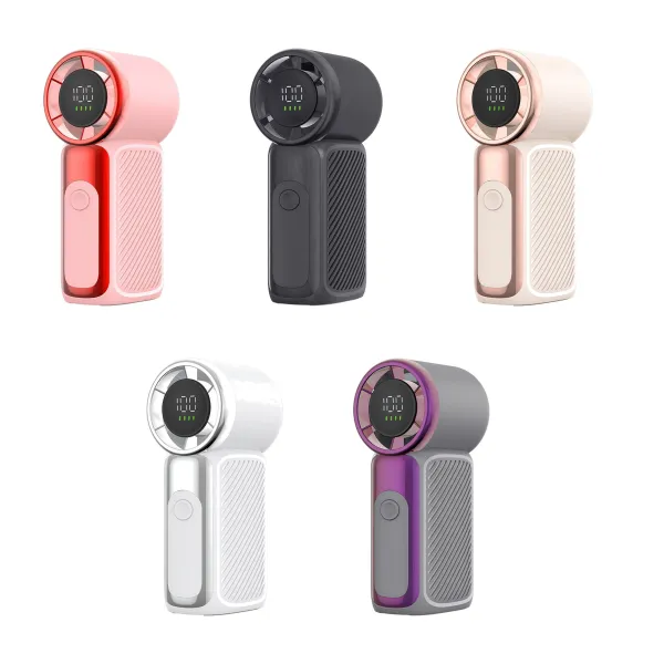 100-Speed Handheld Turbine Rechargeable Fan