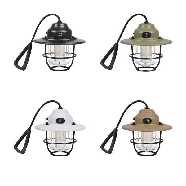 Pinecone-Shape Retro Pinecone Camping Lantern Lamp