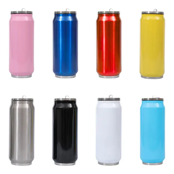 Insulated Stainless Steel Bottle with Straw