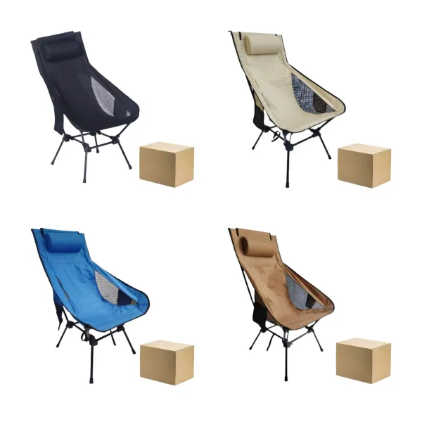 High-Back Supportive High Back Folding Camp Chair