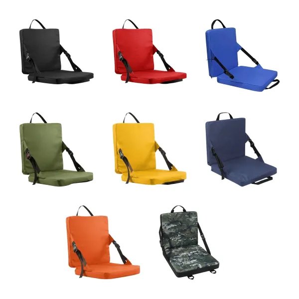 Bleacher-Seat Foldable Backrest Seat Cushion Pad