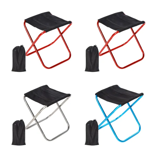 Flat-Pack Collapsible Outdoor Utility Stool Seat