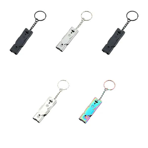 Multi-Frequency Multi Tone Metal Safety Whistle