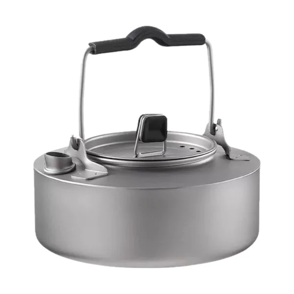 Ultralight-Grade Lightweight Titanium Backpacking Kettle