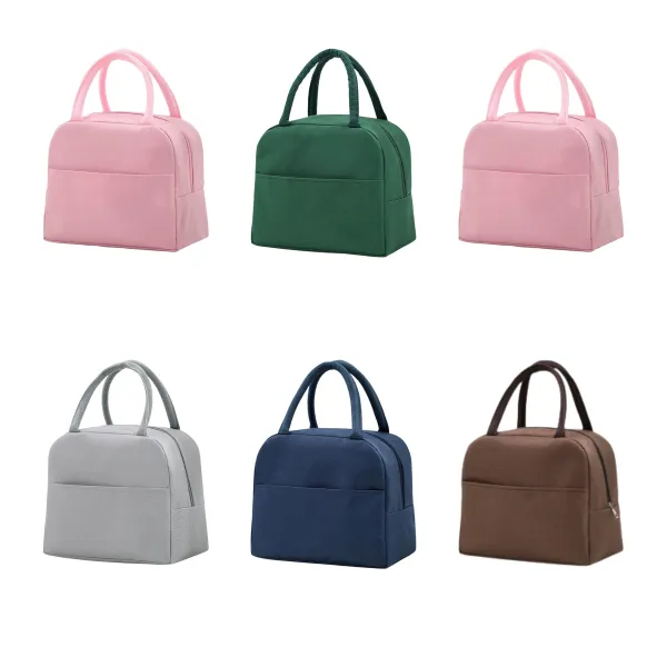 Zipper-Seal Insulated Picnic Cooler Tote Bag