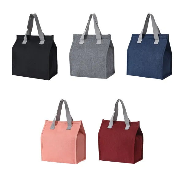 Wide-Opening Upright Insulated Lunch Carrier Tote