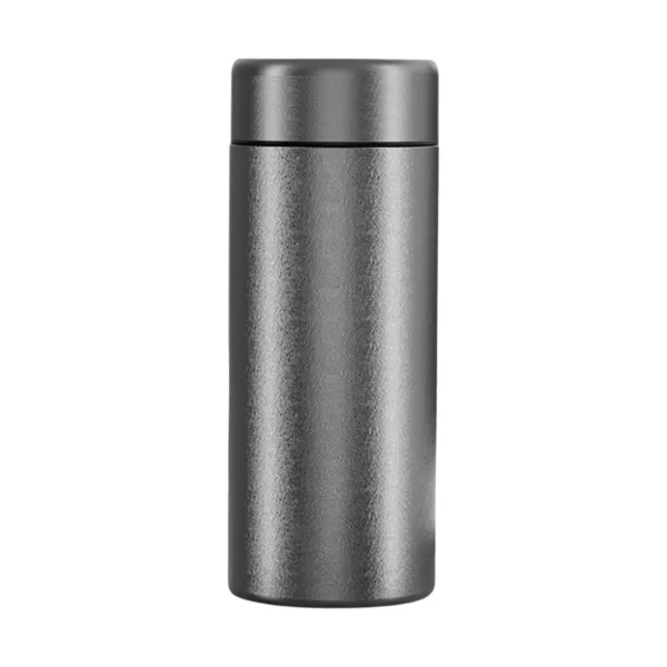 Double-Wall Titanium Finish Insulated Water Bottle