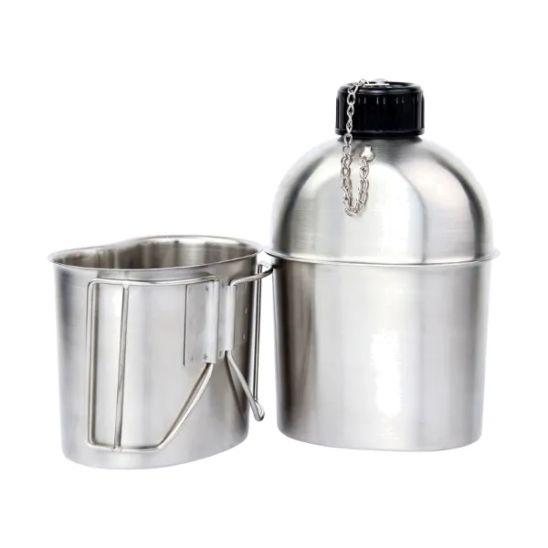 Stove-Safe Heatable Outdoor Canteen Set Bottle