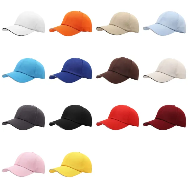 Twill-Built Structured Embroidered Baseball Cap Hat