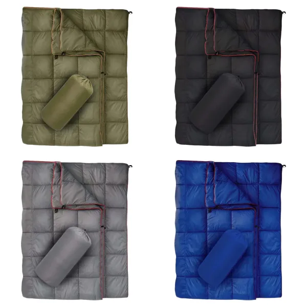 Pouch-Pack Water Resistant Nylon Camp Blanket