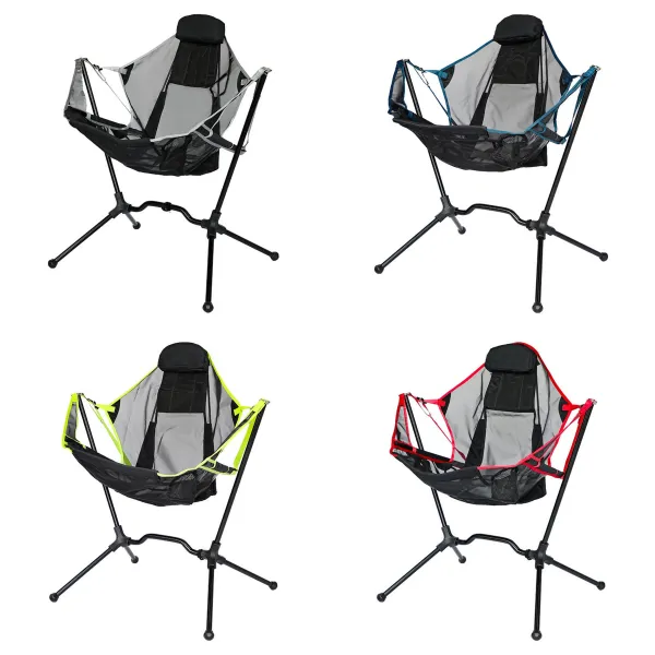 Aluminum-Fold Mesh Rocking Camping Chair Seat