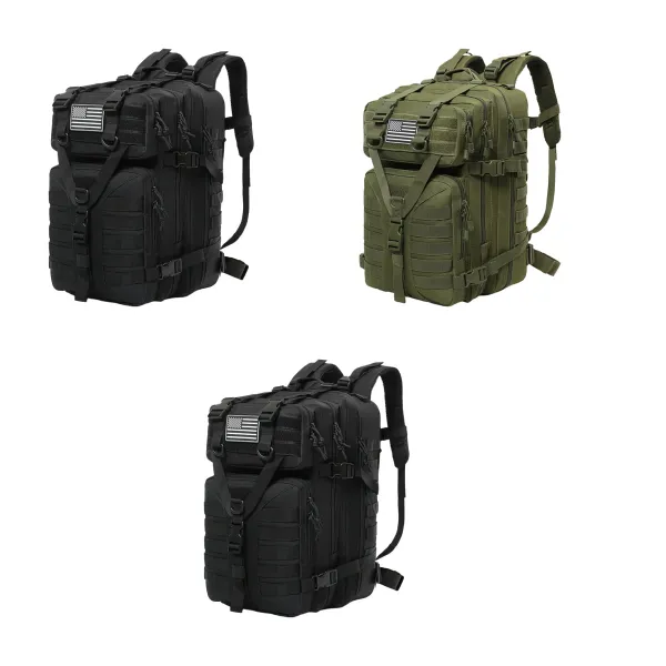 Patch-Panel Rugged Tactical Hiking Backpack Pack