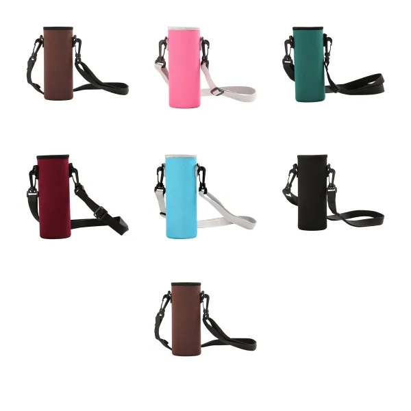 Strap-Carry Insulated Water Bottle Sleeve Cover
