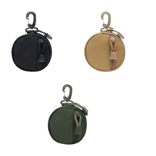 Hook-Backing MOLLE Utility Clip On Pouch Bag