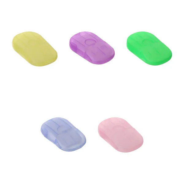 Liquid-Free Pocket Soap Sheet Travel Case Box