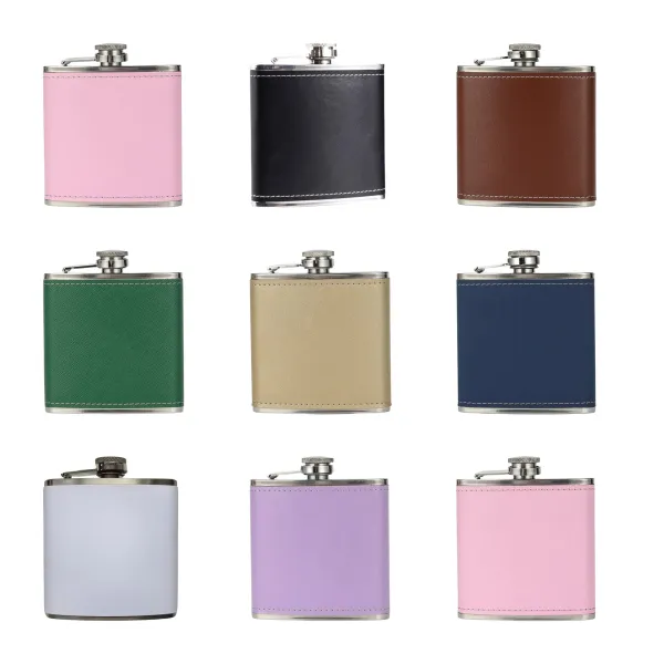 Engravable Stainless Steel Pocket Hip Flask Vial