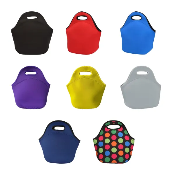 Stretch-Fit Neoprene Insulated Lunch Bag Tote