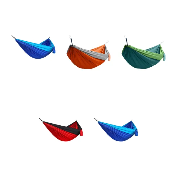 2-Person Parachute Nylon Camping Hammock Bed